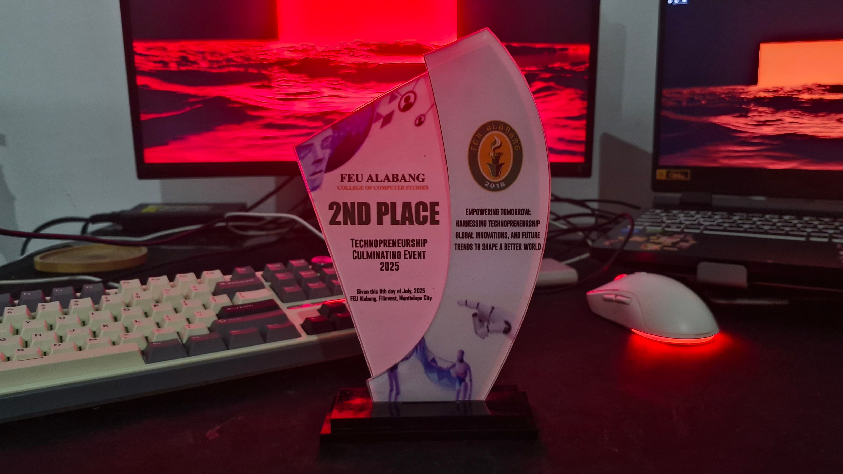 2nd Place Trophy - Technopreneurship Event